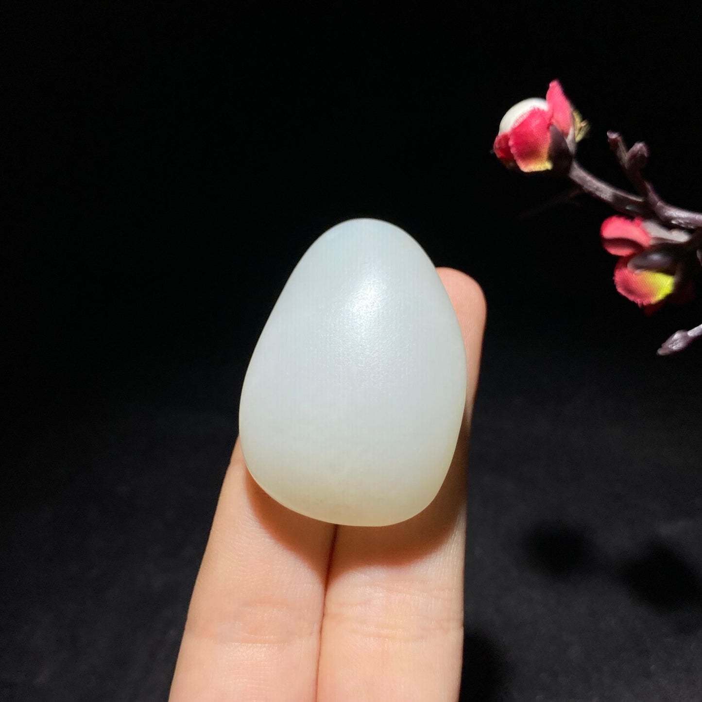 精品和田山流水白玉佛公挂件(28.5g)
