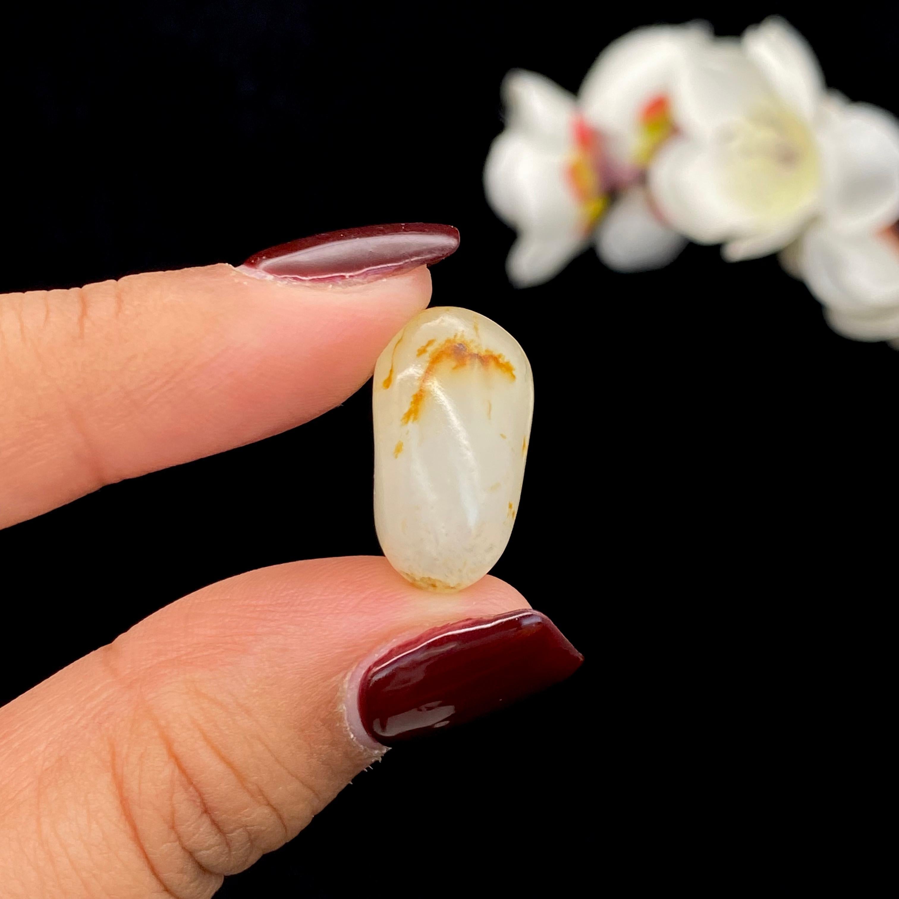 和田玉洒金皮籽料原石(5.3g)