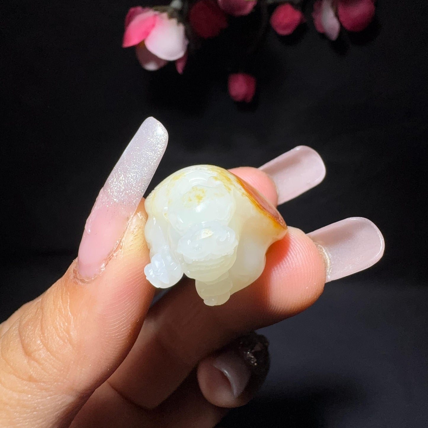 和田玉籽料挂件龙龟(14.5g)