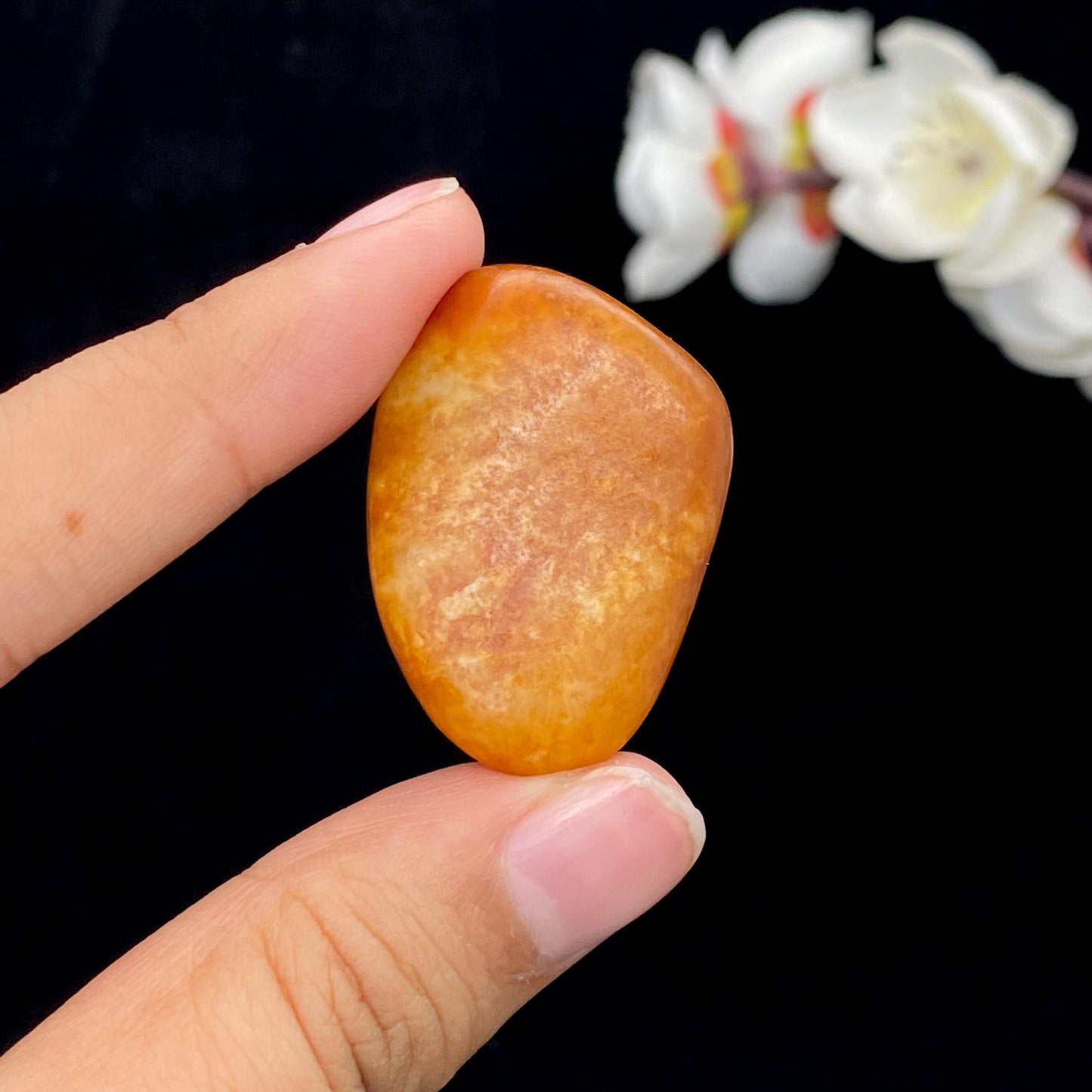 和田玉黄沁皮籽料原石(14.4g)