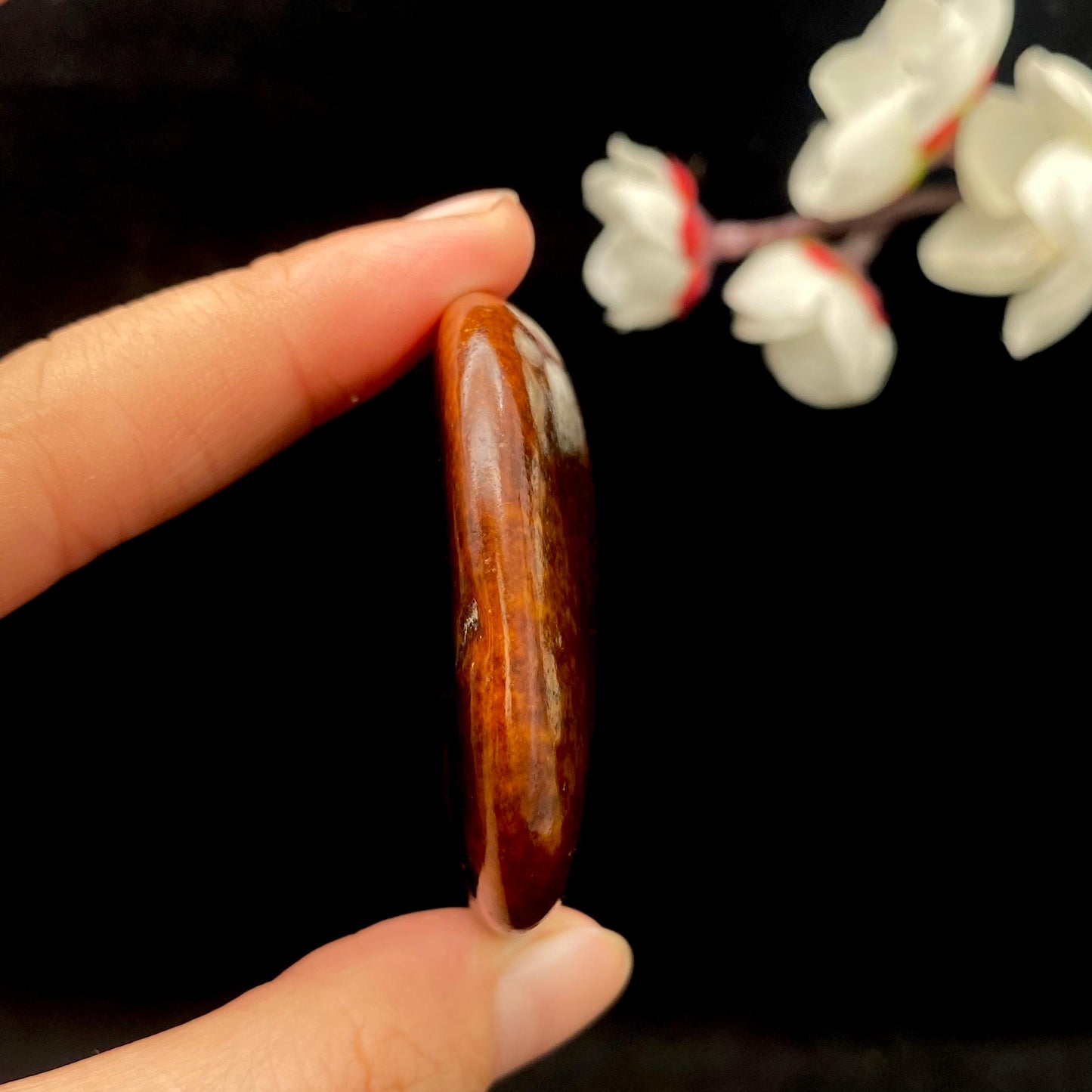 和田玉红沁皮籽料原石(41.1g)