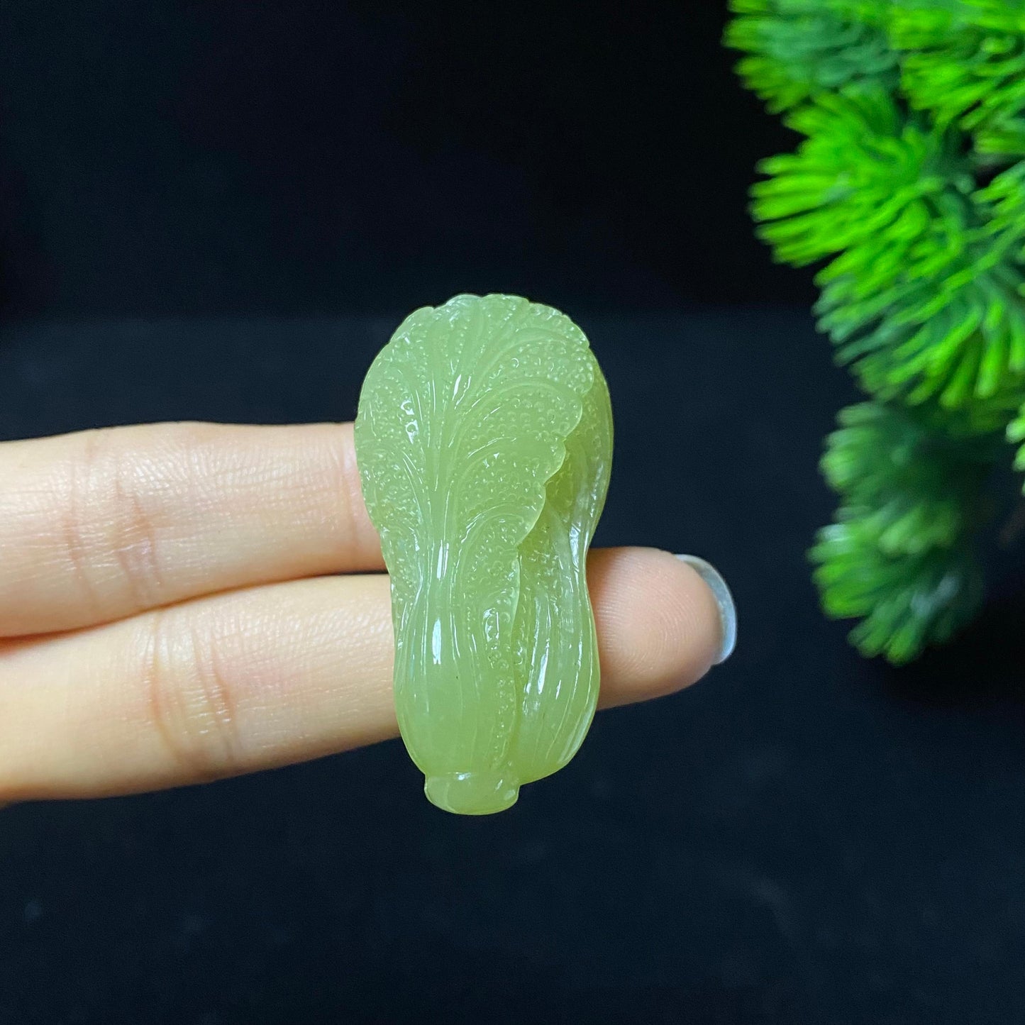 和田玉黄口料百财挂件(25.1g)