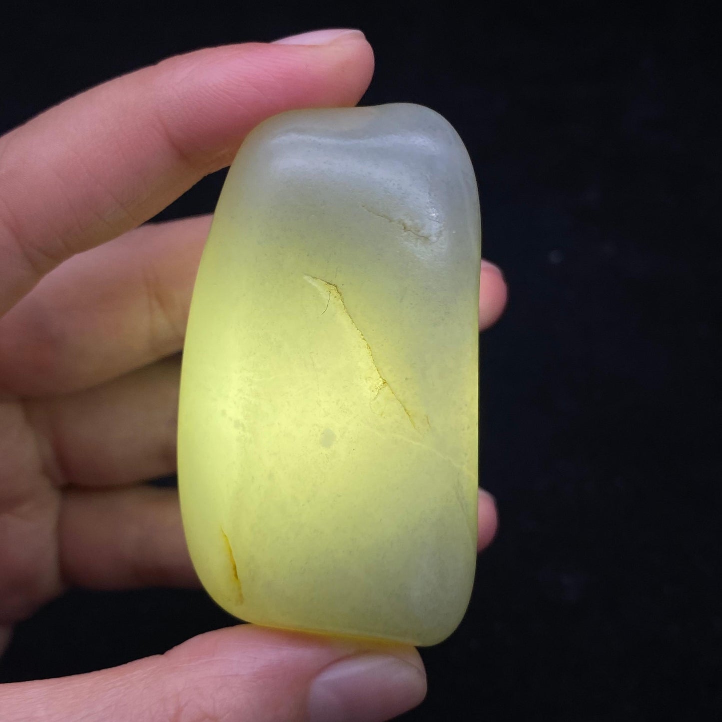 和田玉青花籽料原石(73.3g)