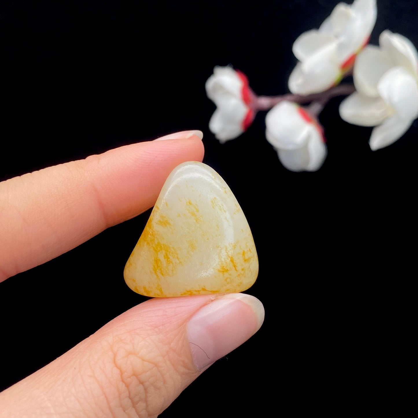 和田玉洒金皮籽料原石(11.4g)