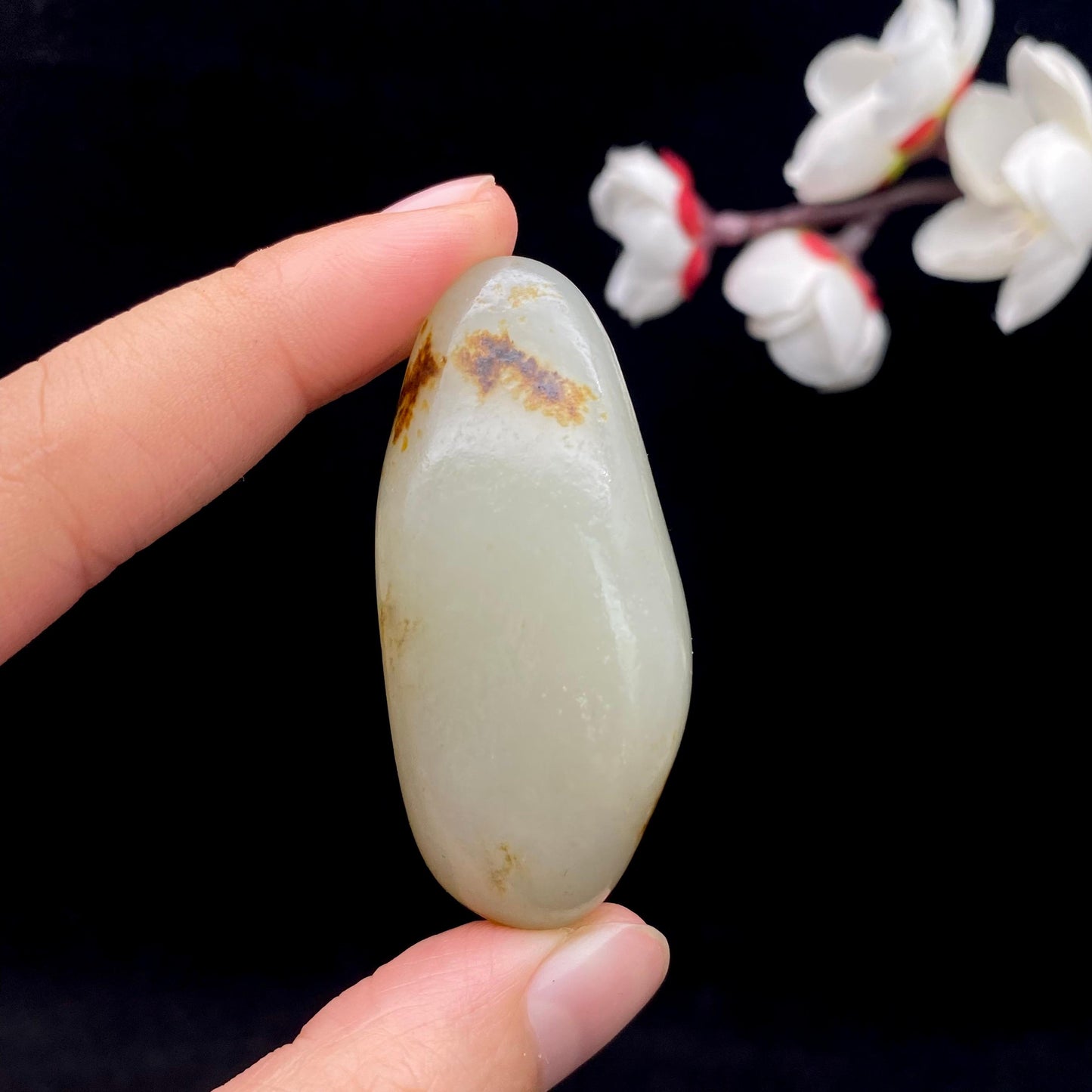 和田玉黄皮籽料原石(44.3g)