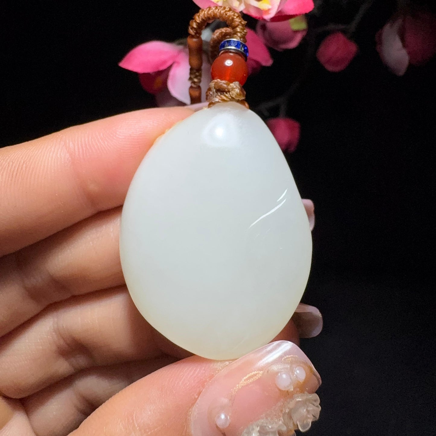 和田玉籽料挂件佛公(24.1g)