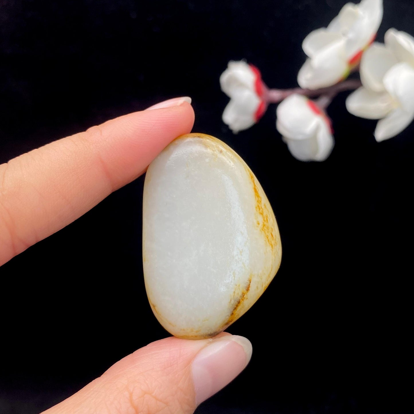 和田玉洒金皮籽料原石(29g)