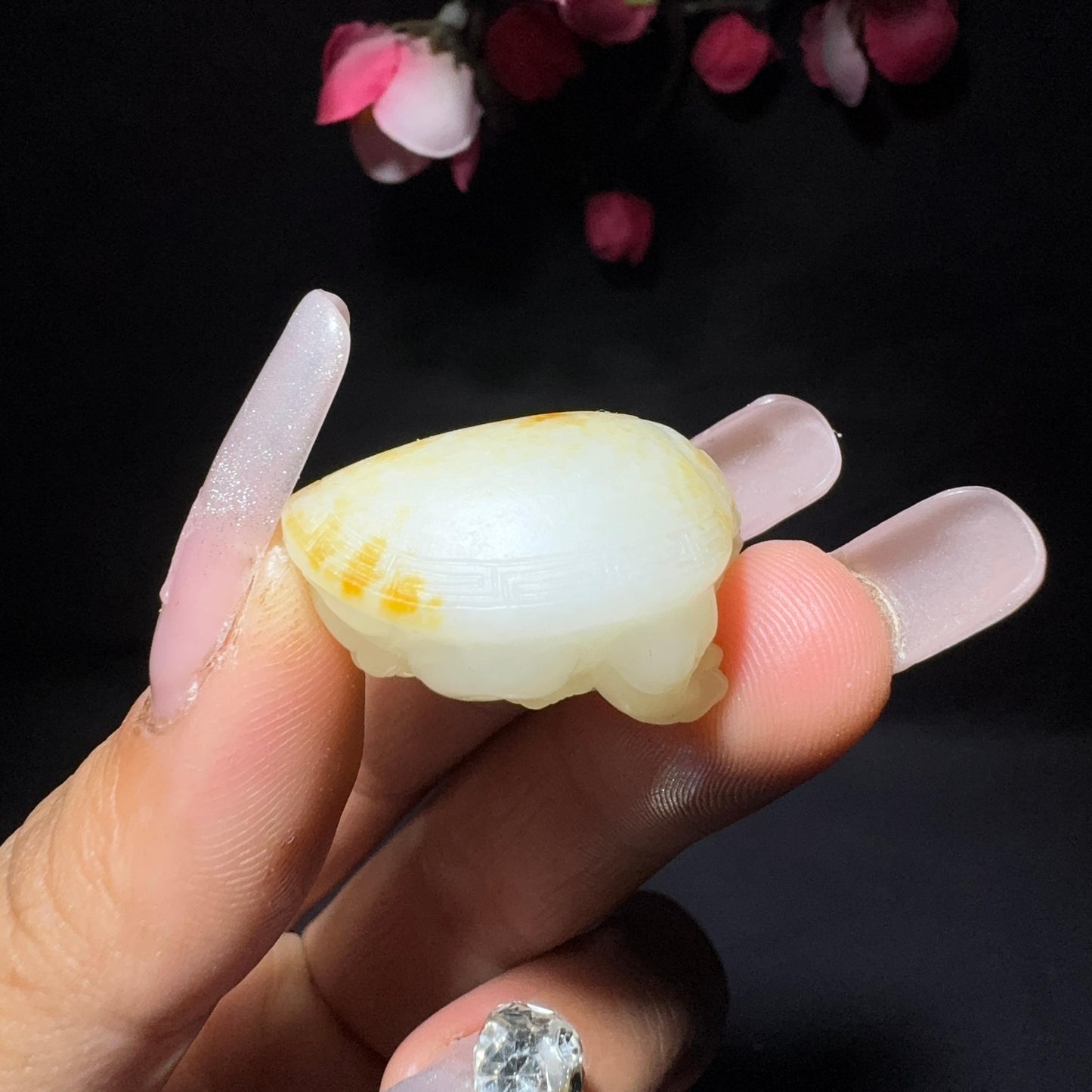 和田玉籽料挂件龙龟(14.5g)