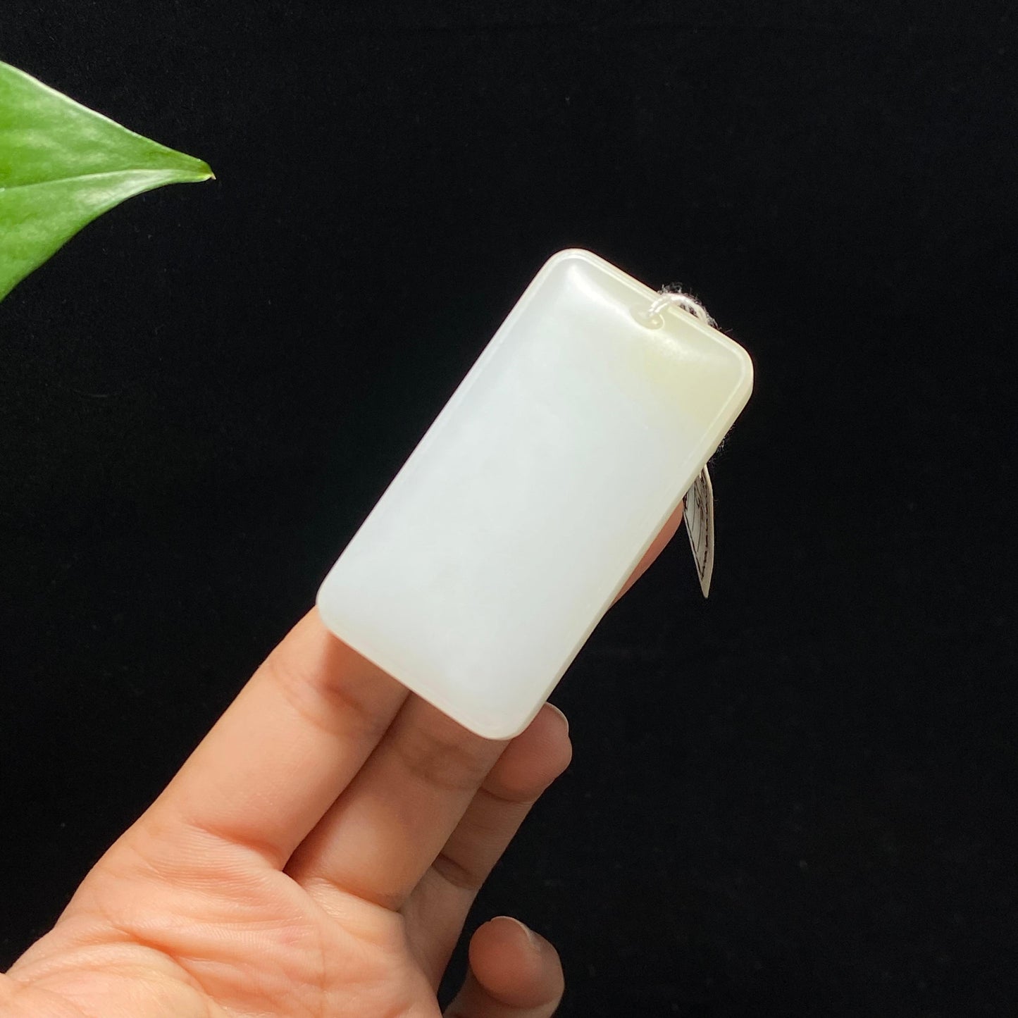 新疆精品且末糖白玉平安无事牌(53.3g)