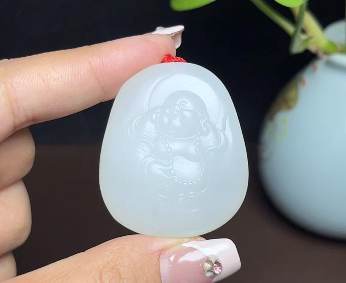 和田羊脂玉佛公(31.5g)