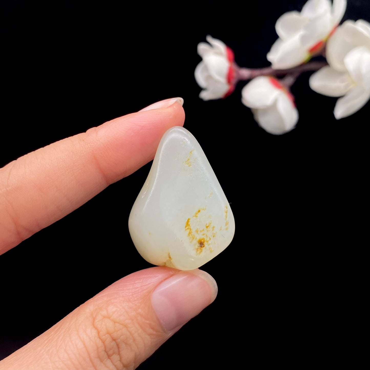 和田玉洒金皮籽料原石(12g)