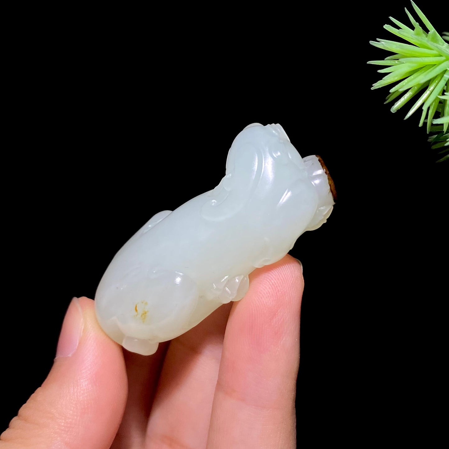 和田玉籽料貔貅(30.0g)