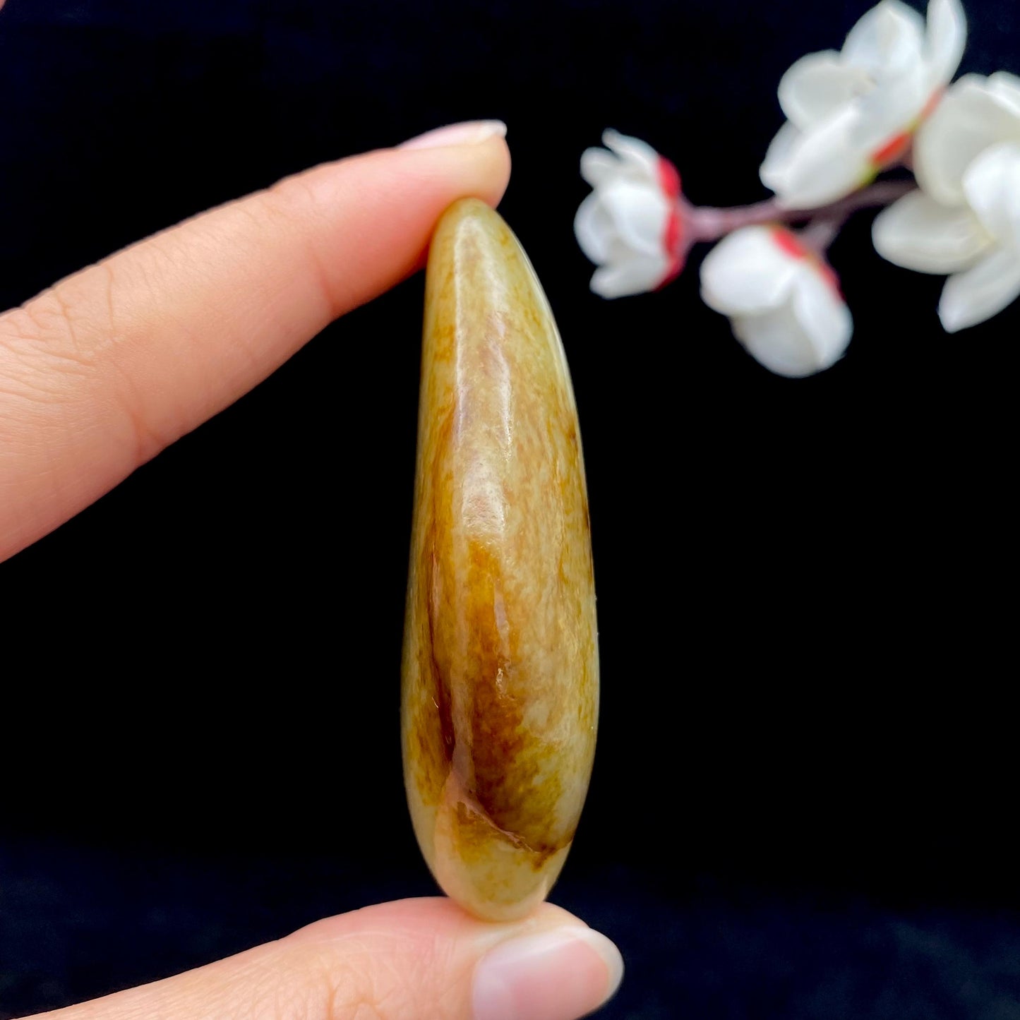 和田玉洒金皮籽料原石(56.3g)