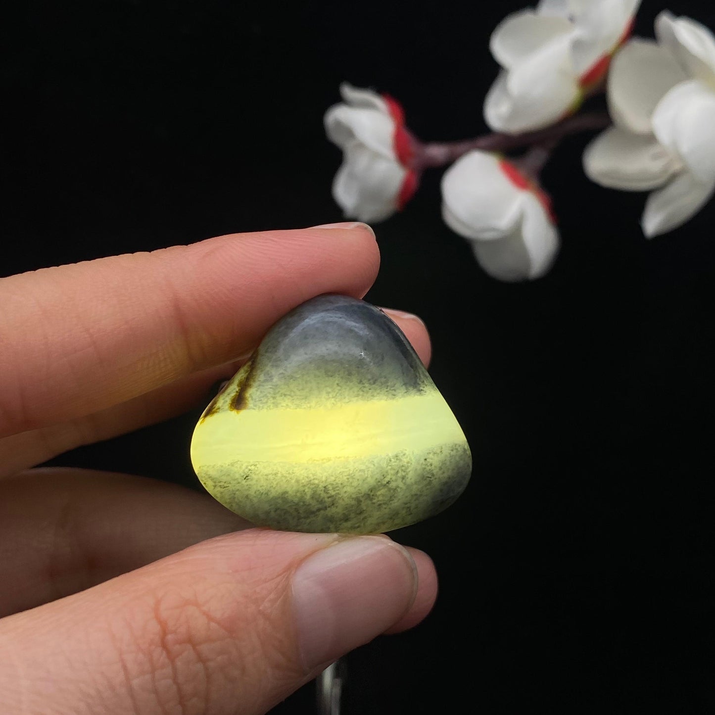 和田玉青花籽料原石(11.3g)