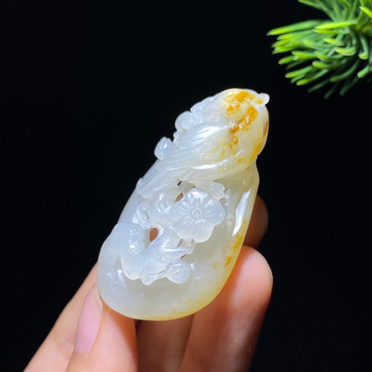 和田玉籽料喜事连连(18.3g)
