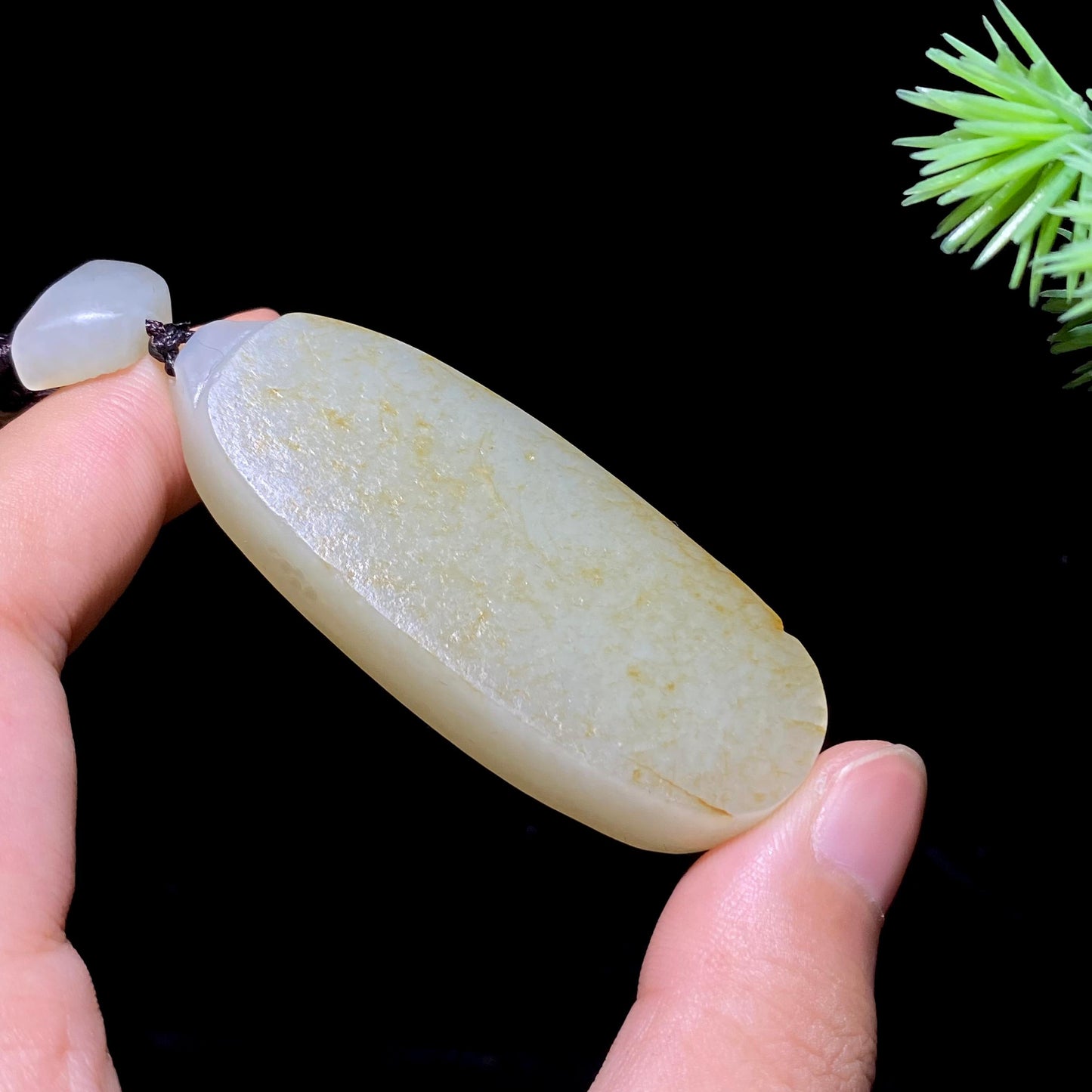 和田玉籽料无事牌(31.4g)