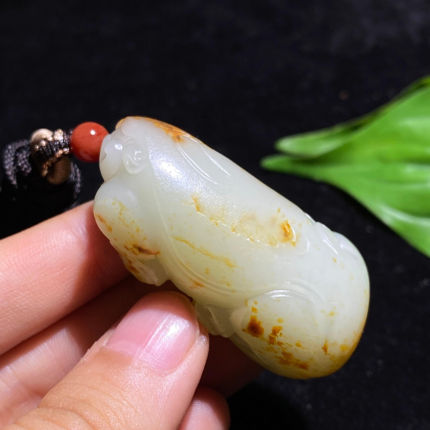 和田玉籽料貔貅挂件(48.1g)
