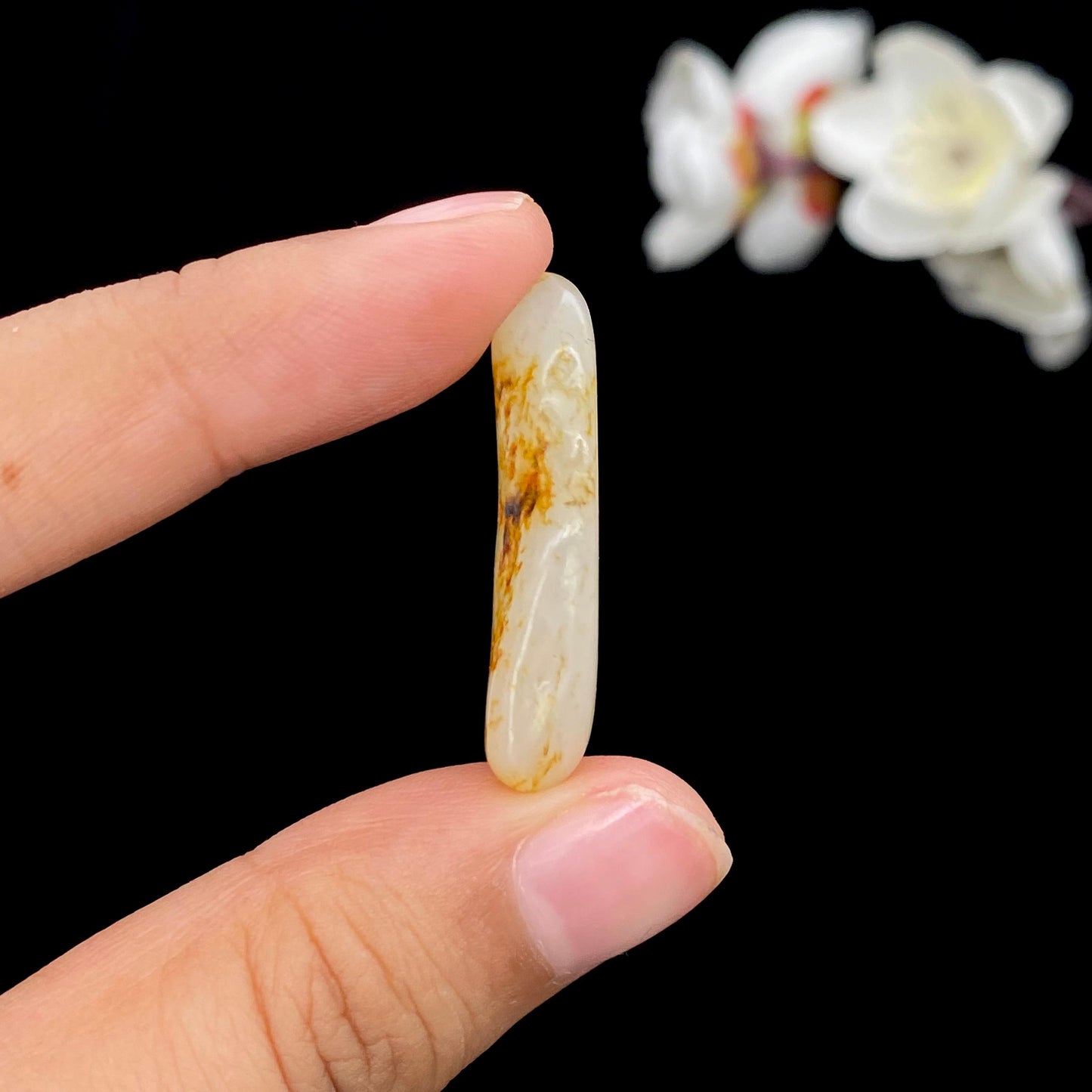 和田玉洒金皮籽料吊坠籽(5.4g)