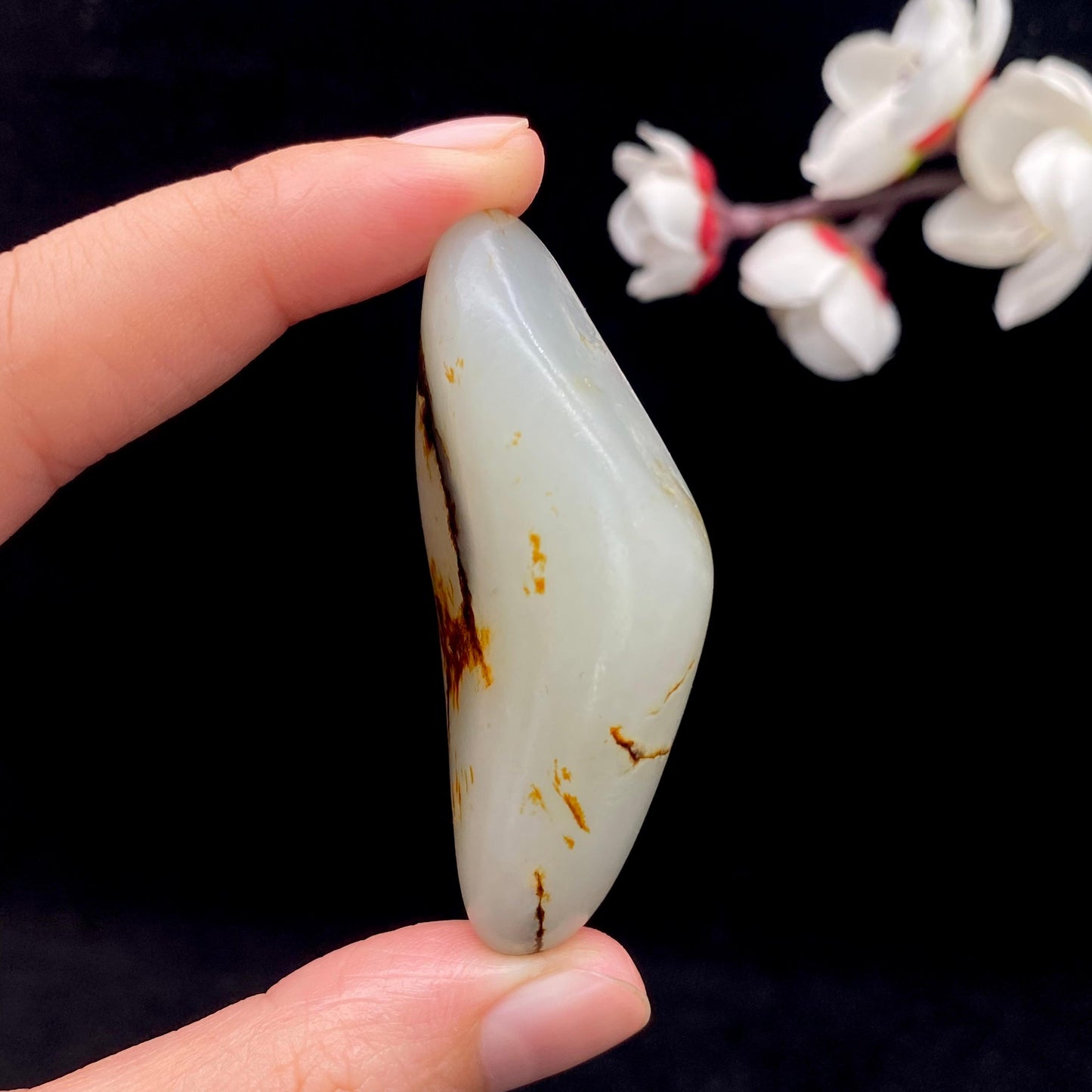 和田玉黄皮籽料挂件(36.2g)