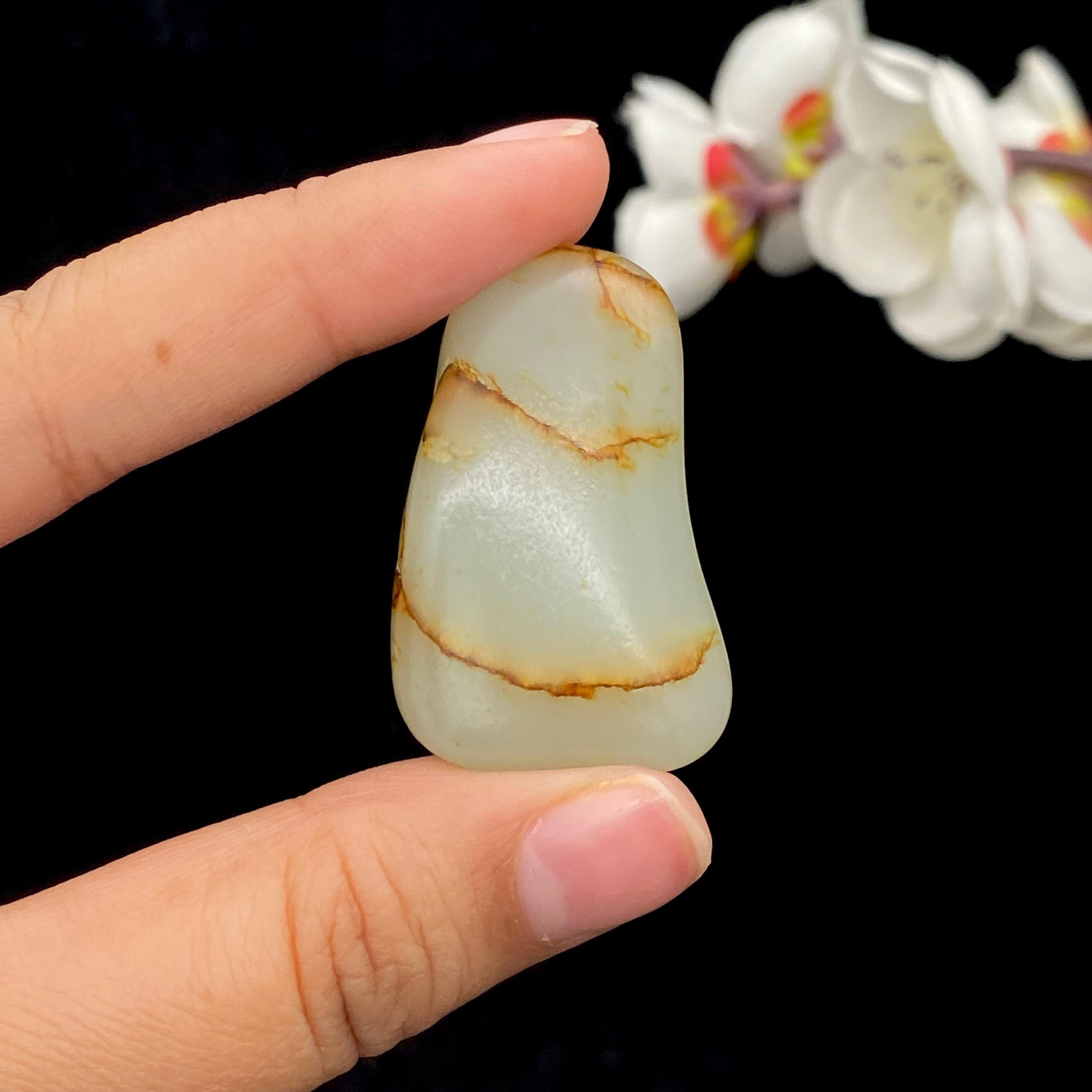 超值推荐】和田玉黄皮籽料（18.5g） – 厚德载玉