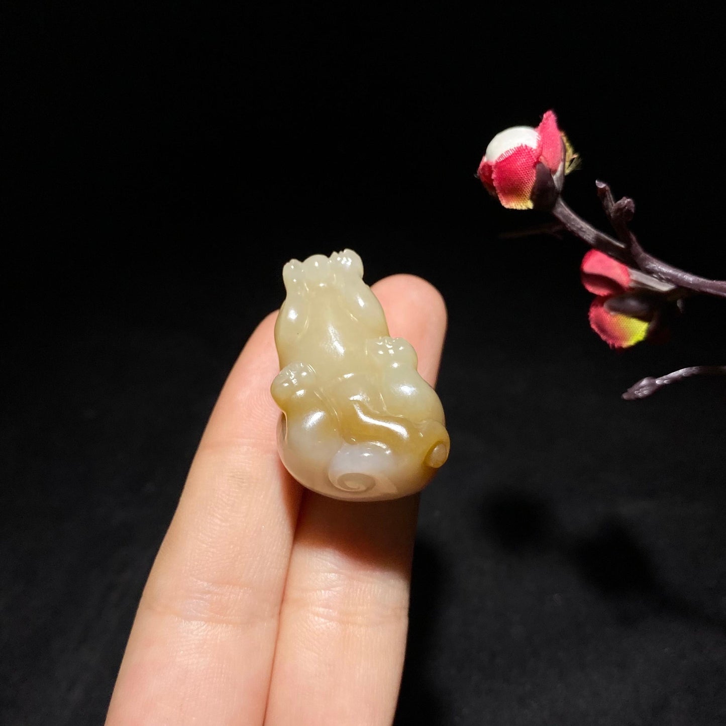 和田山料糖白玉貔貅挂件(22.0g)