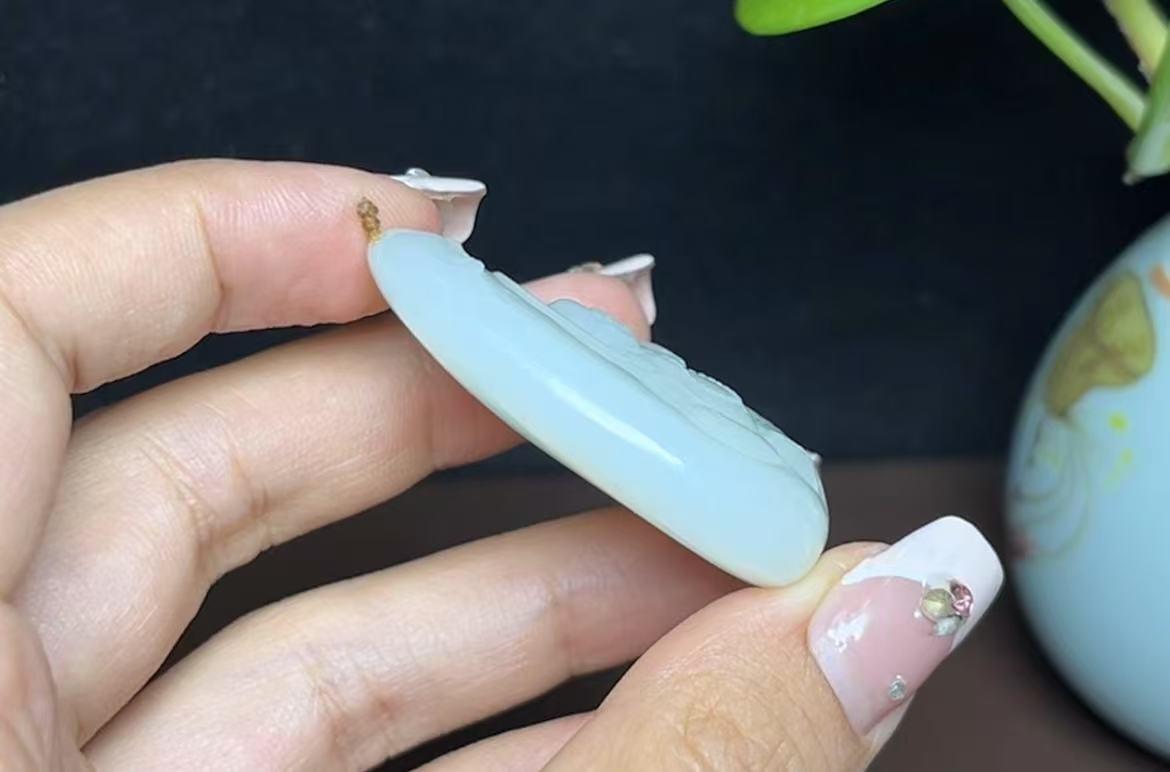 和田羊脂玉佛公(34.7g)