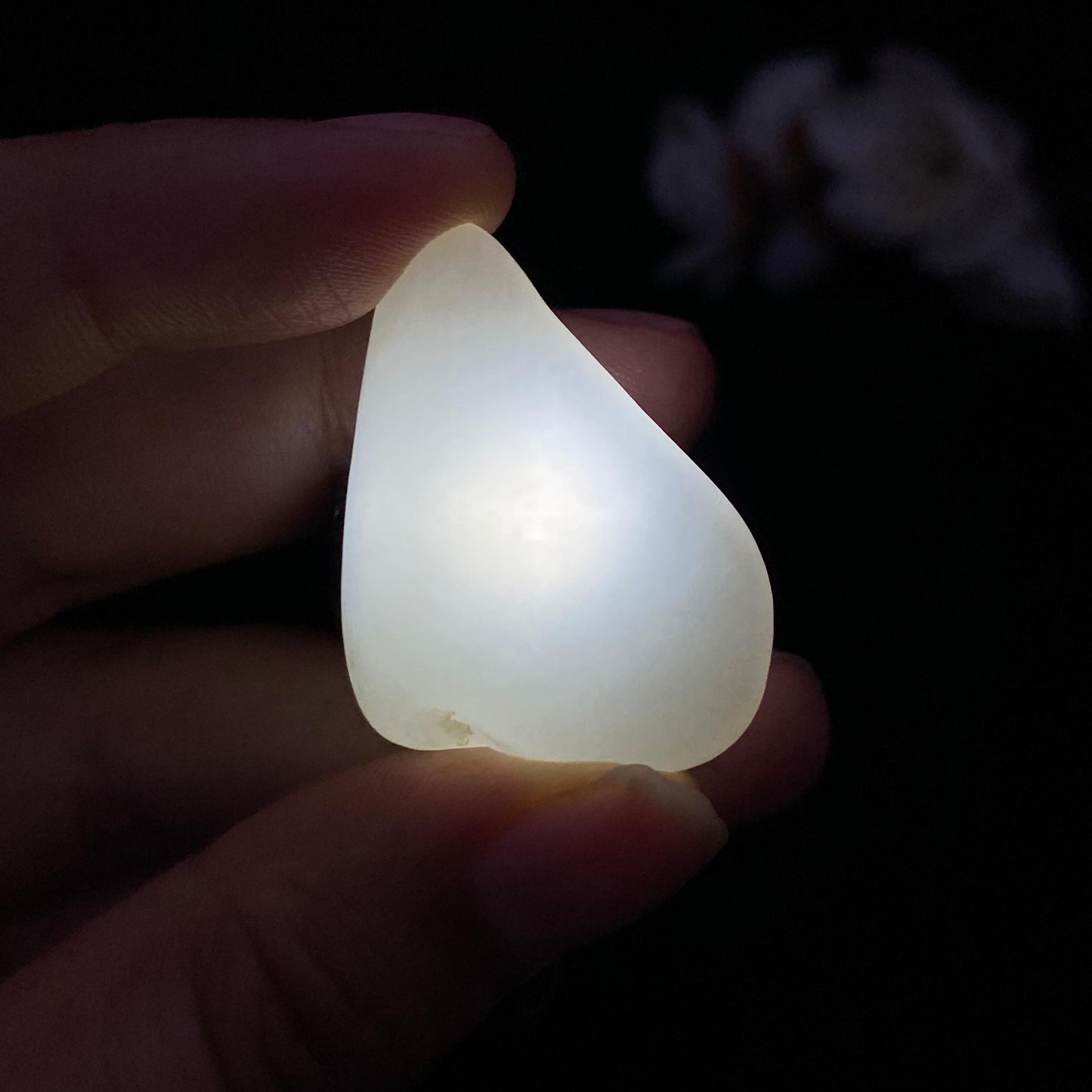 和田玉-白玉籽料原石(10g)