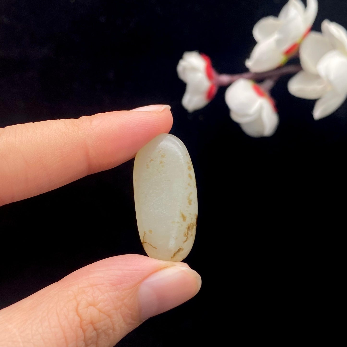 和田玉秋梨皮籽料原石(6.5g)