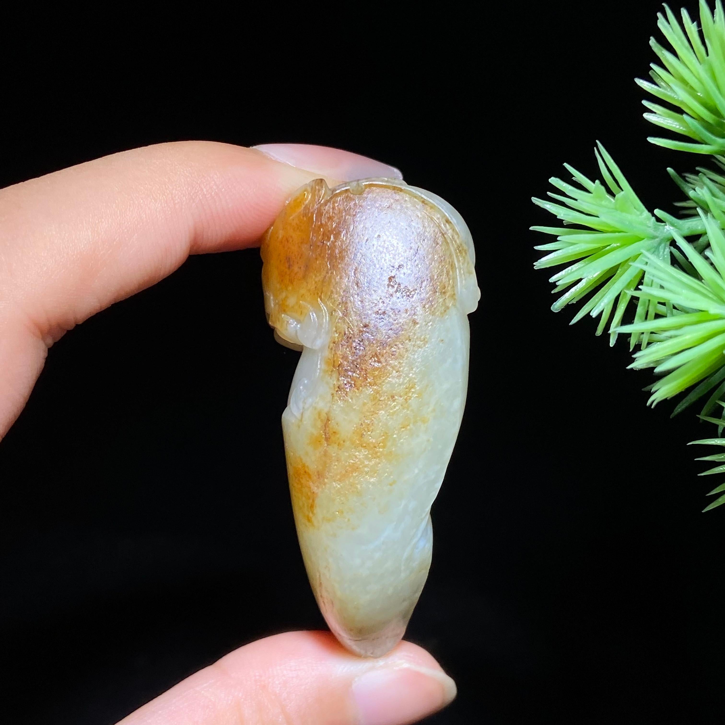 和田玉 【籽料】 貔貅 红皮 内包物無し1級品‼️ 【国家鑑定機関認可済】 和田玉 【籽料】 貔貅 红皮 内包物無し1級品‼️ 【国家鑑定