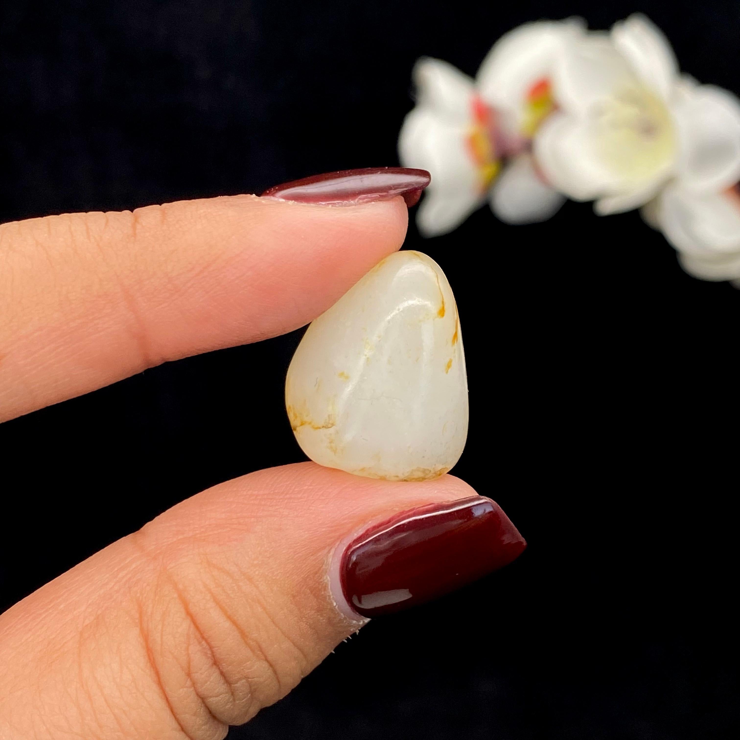 和田玉洒金皮籽料原石(5.3g)