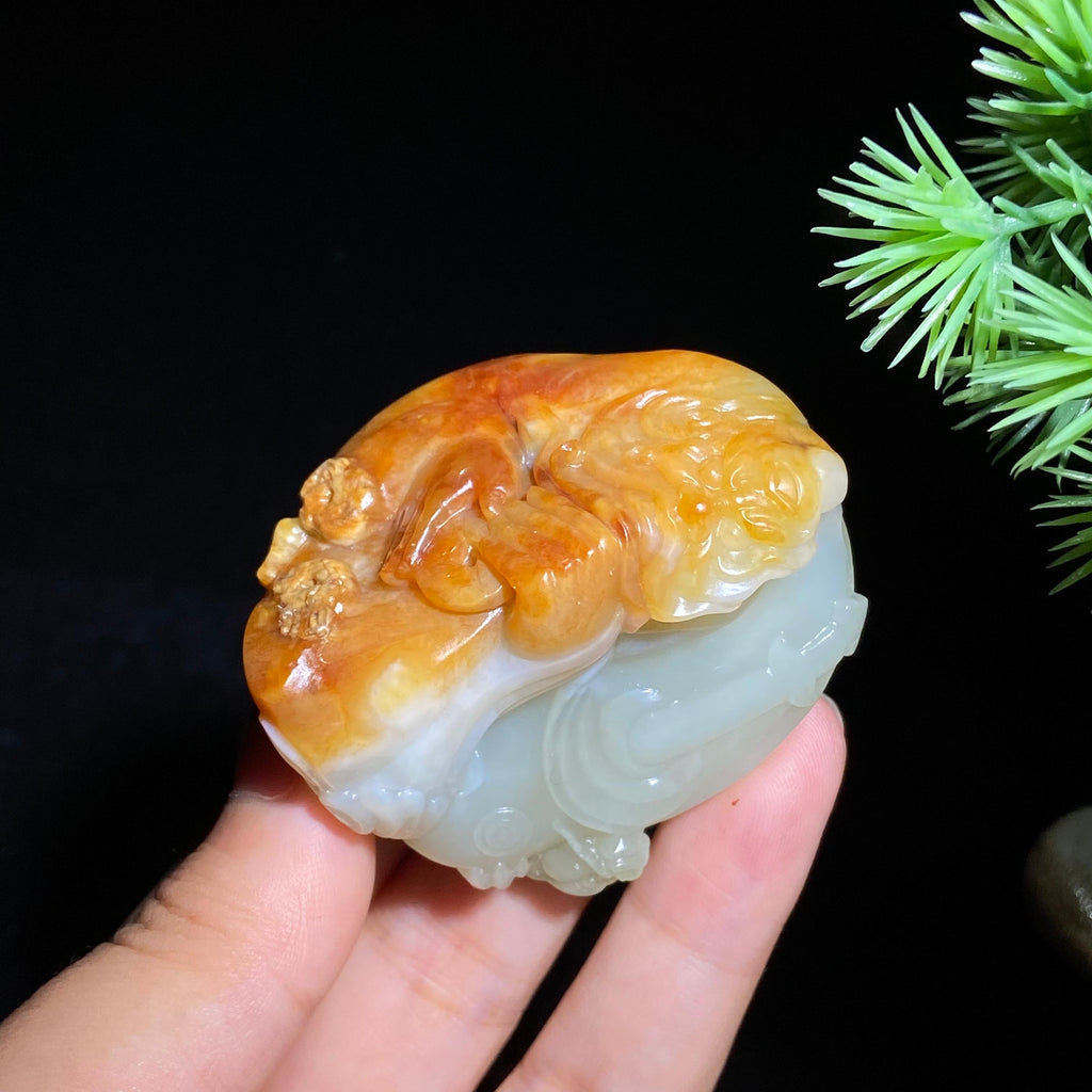 和田玉籽料钟馗（83.0g）