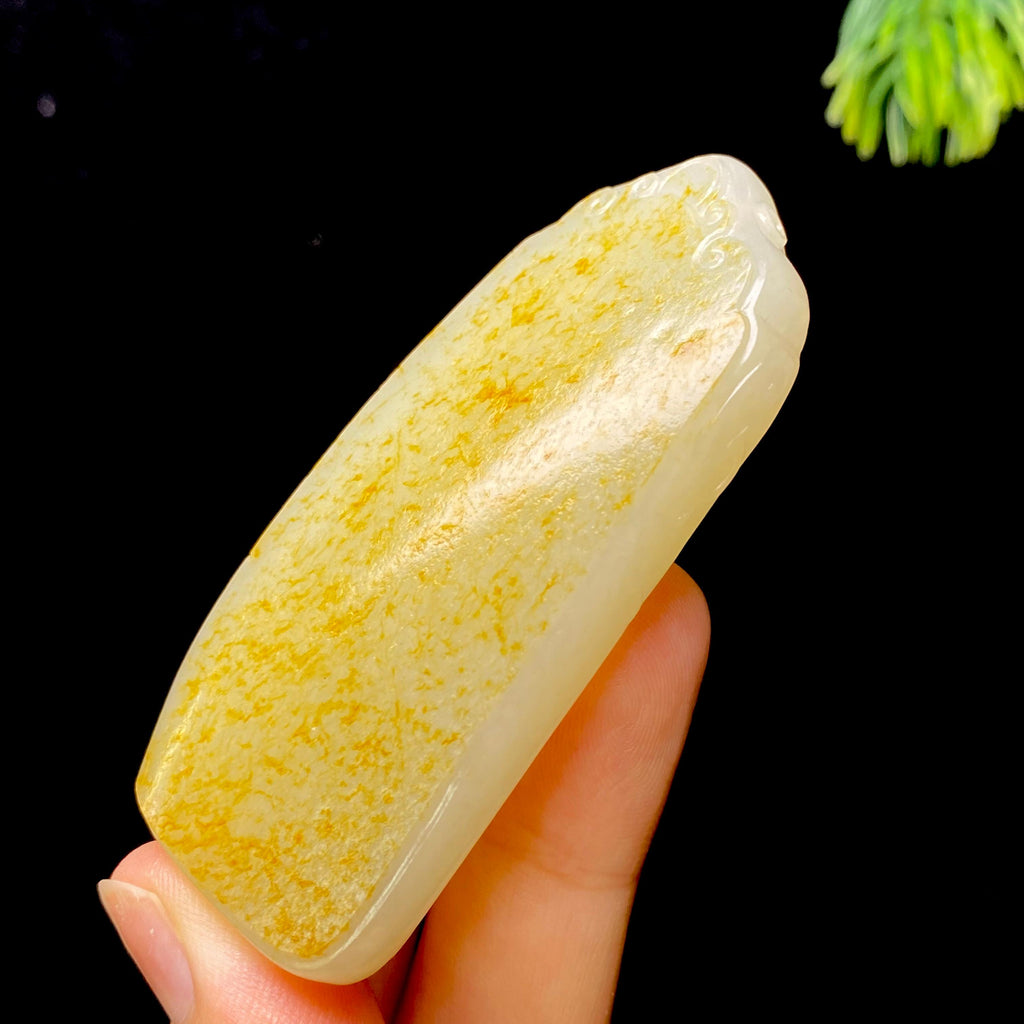 和田玉籽料无事牌（64.9g）