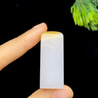 和田玉糖白印章（29.5g）