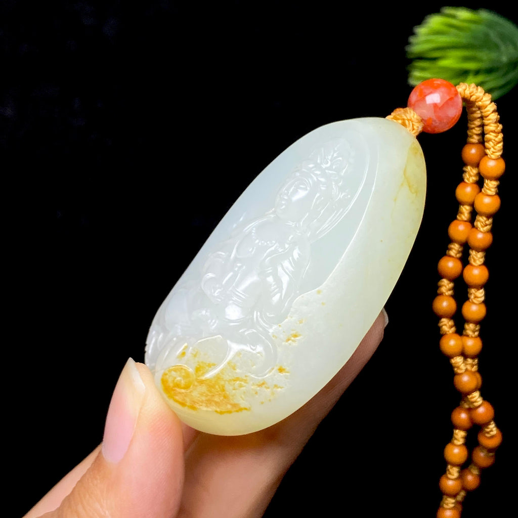 和田玉籽料观音（g）