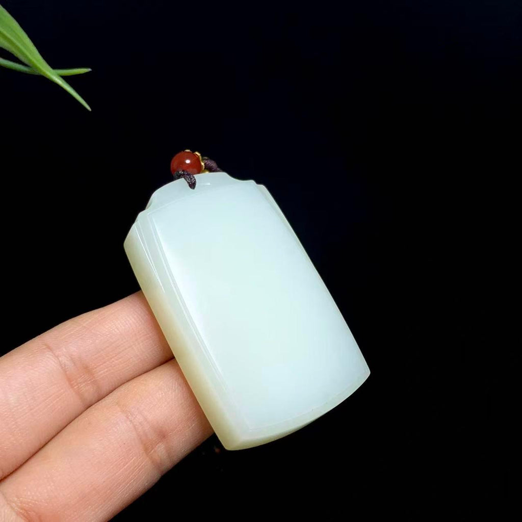 和田山料白玉无事牌（52.0g）