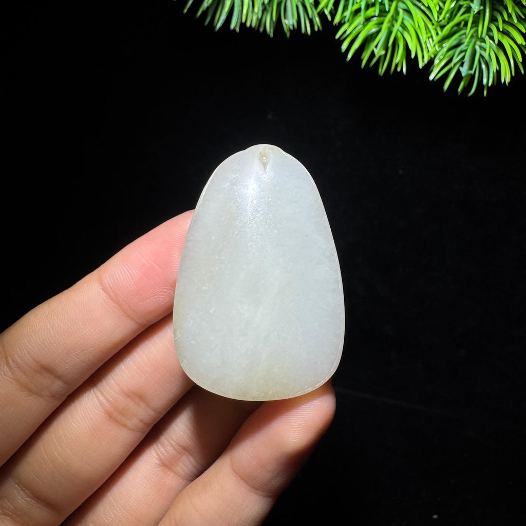 和田玉籽料满皮无事牌（22.0g）