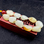 和田玉洒金皮【精品手串】（64g）