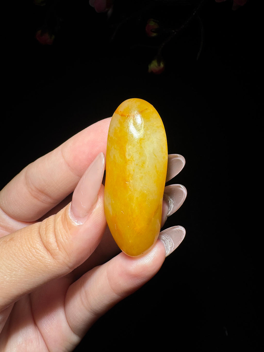 和田玉金黄皮籽料原石（17.2g）