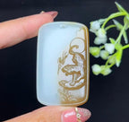 和田玉糖白羊脂玉下山虎（36.5g）