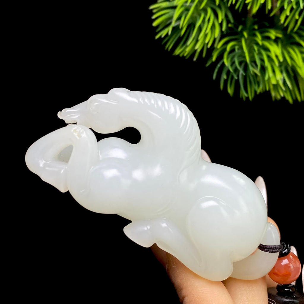 和田玉籽料马到成功（66.5g）