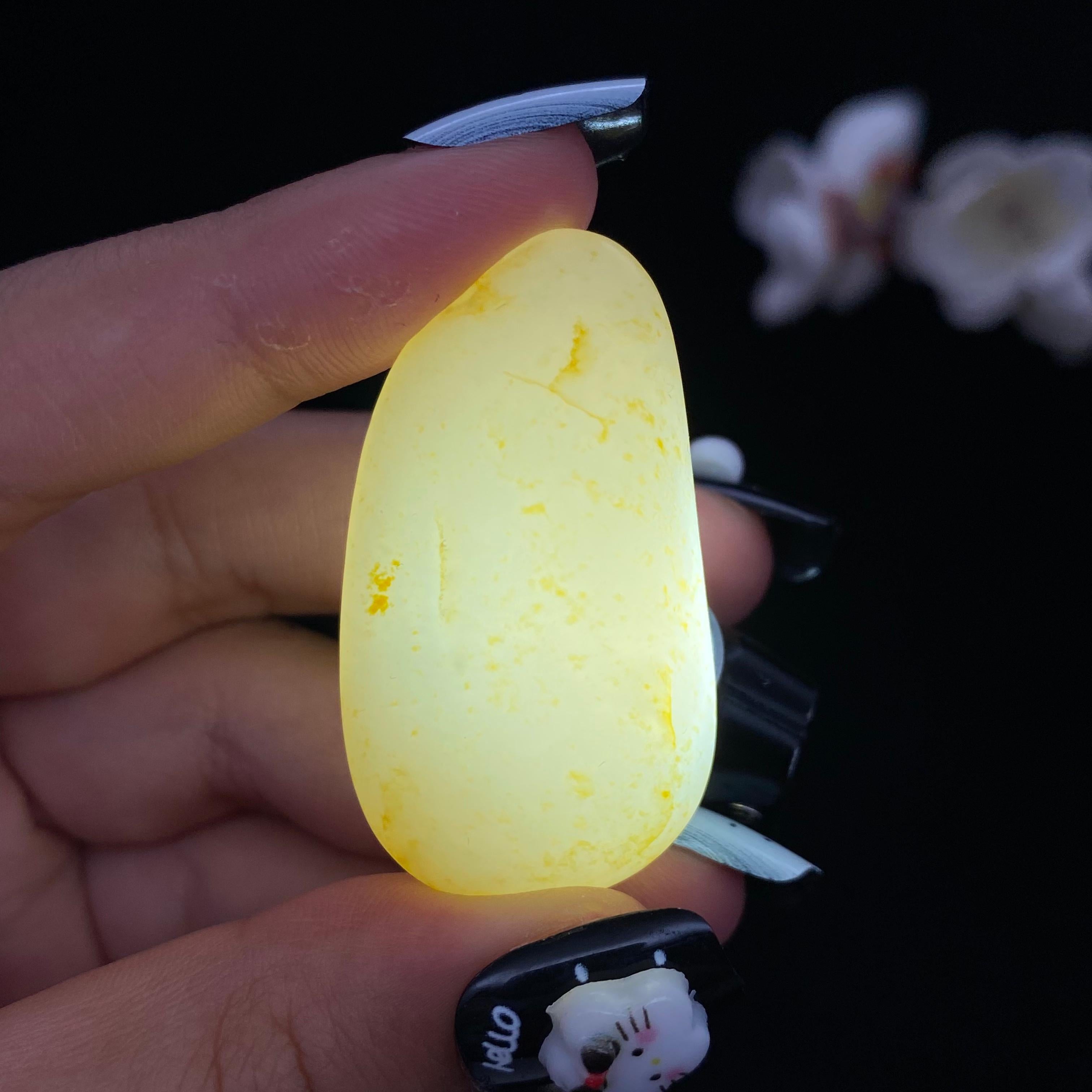和田玉洒金皮籽料吊坠籽（17.2g）
