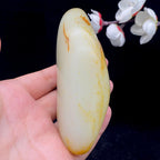 和田玉洒红皮籽料（298.3g）