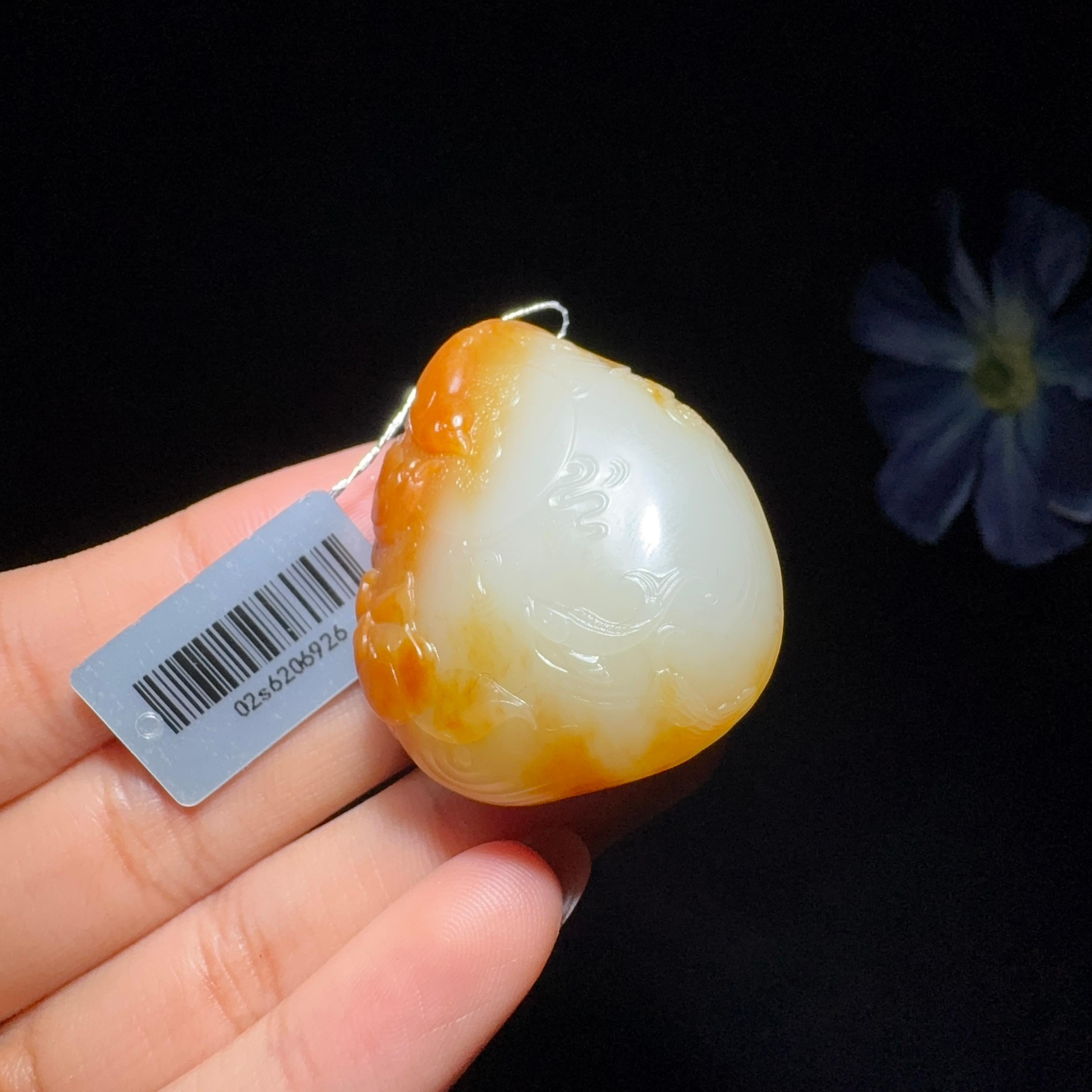 和田玉籽料喜上眉梢（36.1g）