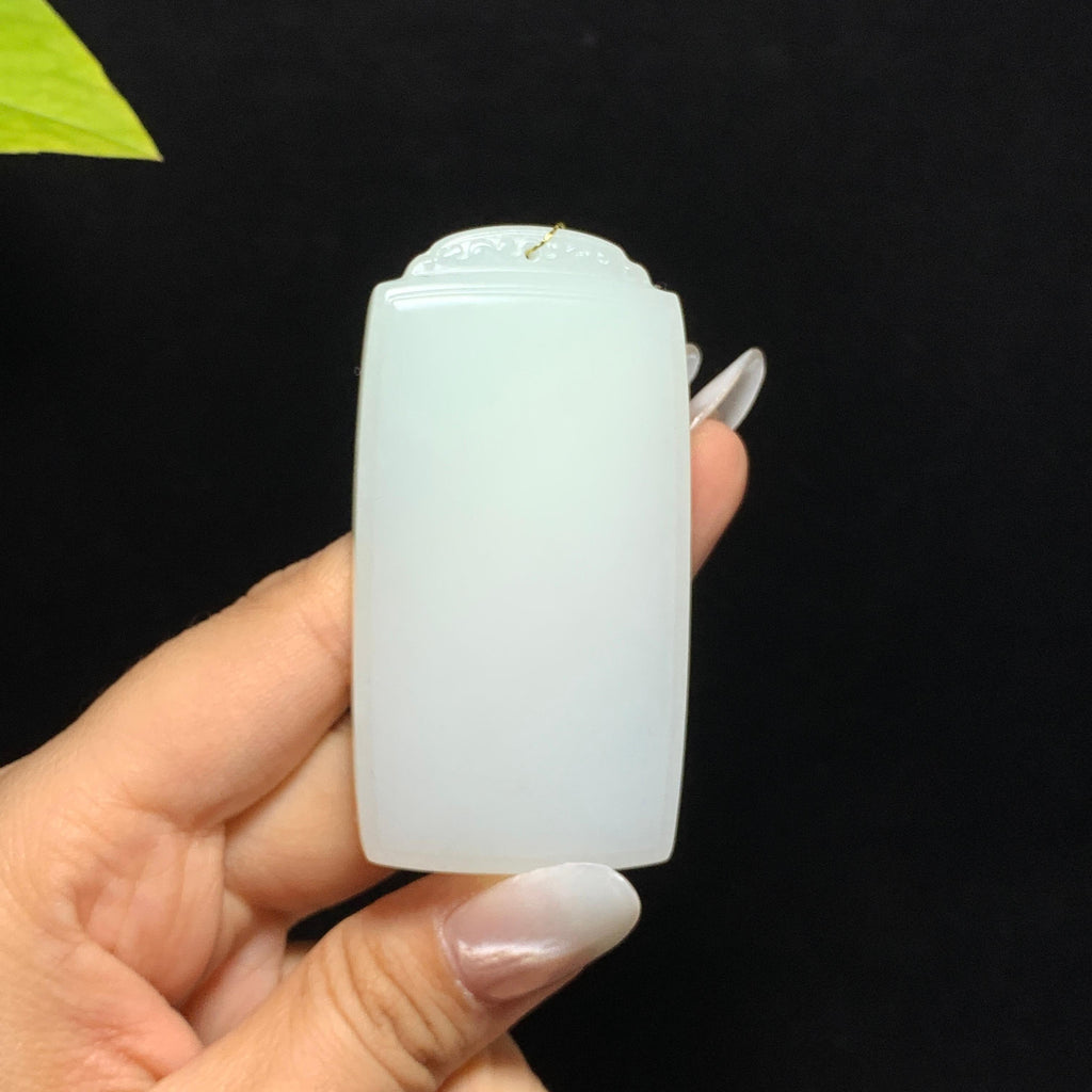 和田山料白玉无事牌挂件（56.4g）