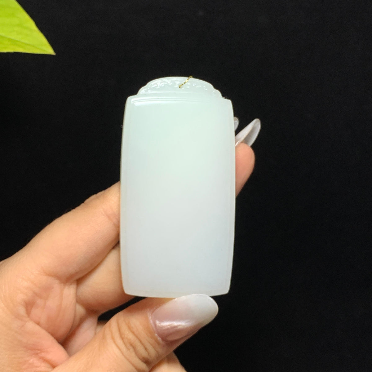 和田山料白玉无事牌挂件（56.4g）