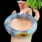 和田玉籽料青花手镯（90.6g）