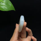 传承收藏级和田白玉籽料无事牌（49.5g）