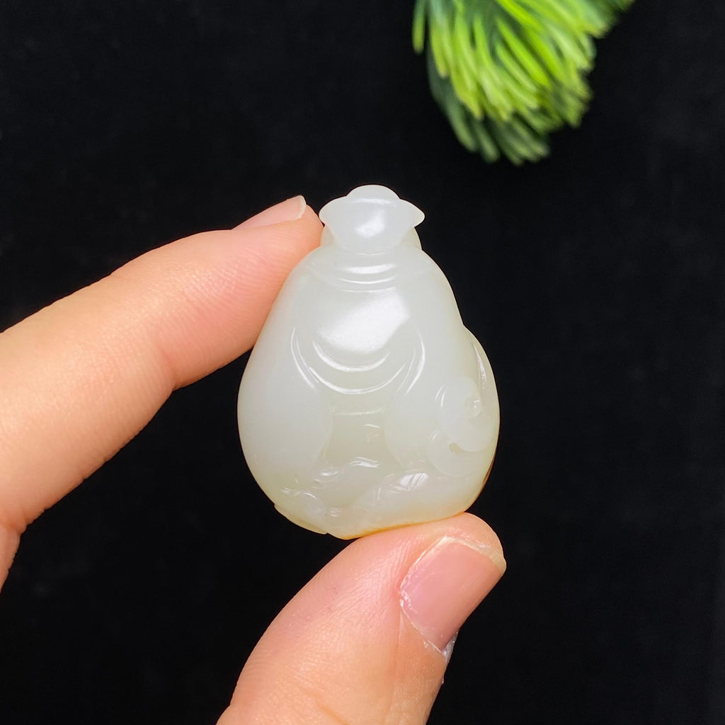 和田玉籽料佛公（18.0g）