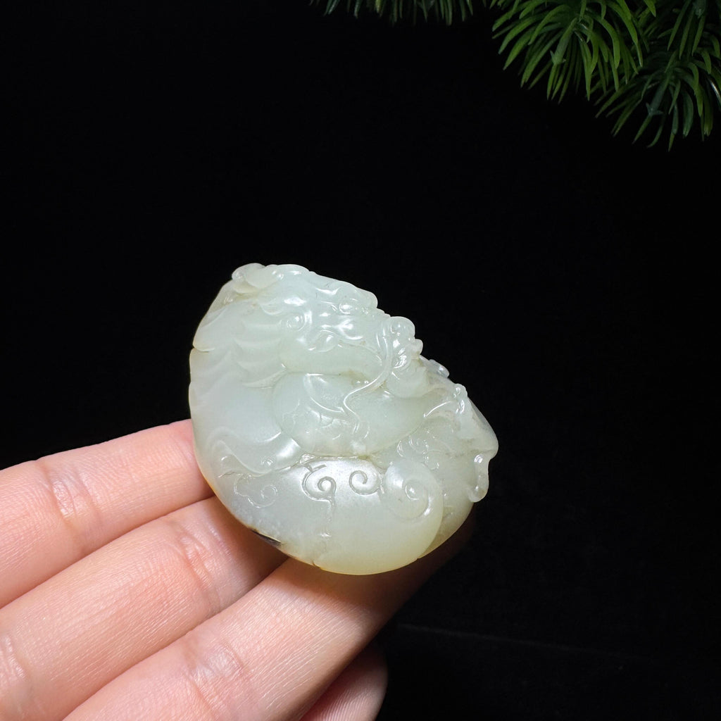 和田玉籽料龙（95.1g）