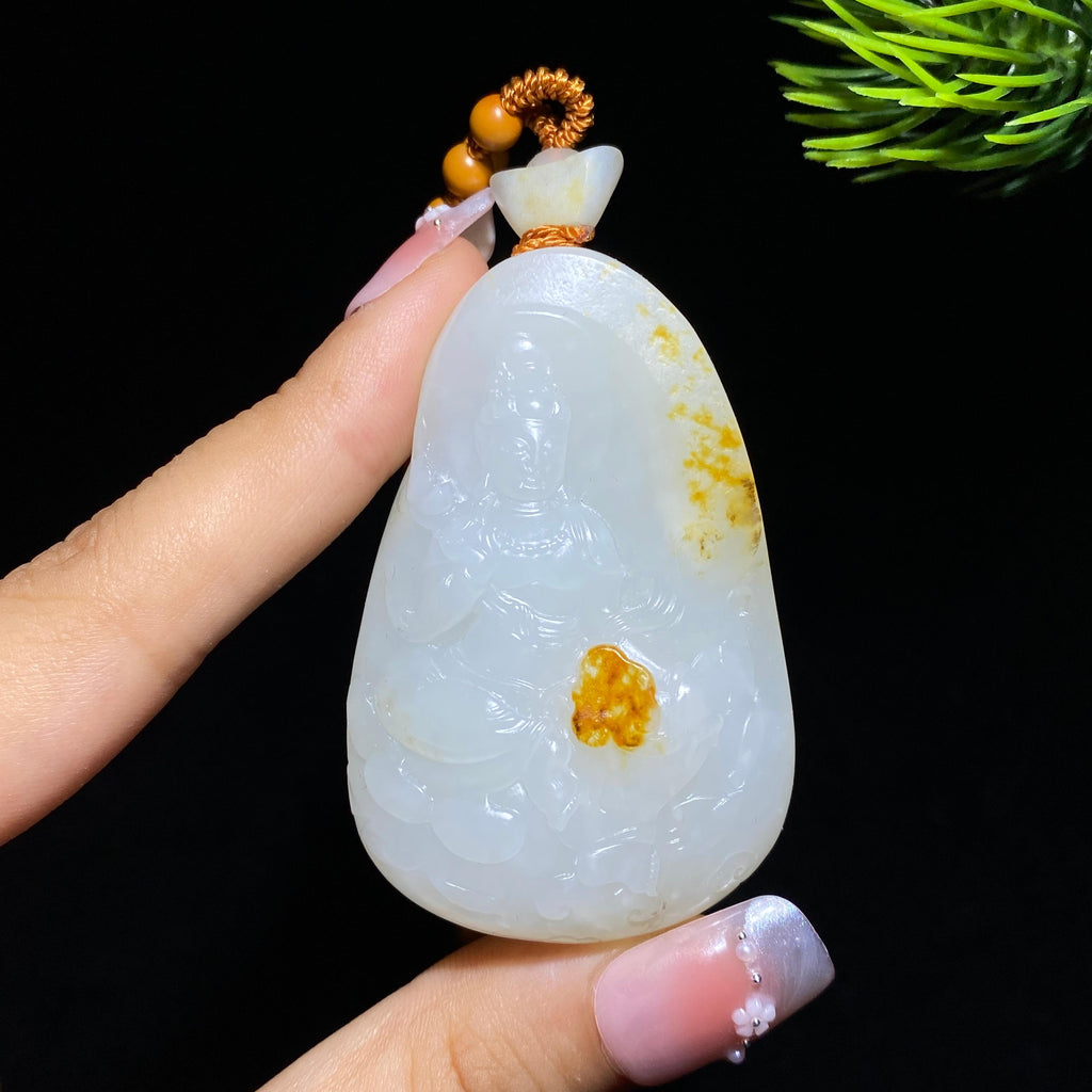 和田玉籽料观音（57.5g）